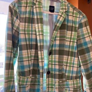 Women’s plaid blazer